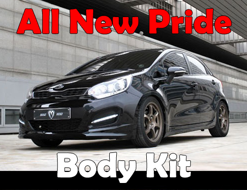 [ All new Rio (Pride 2012~) auto parts ] All New Pride Aero Parts / Air Dam (5door)(Body Kit) Made in Korea